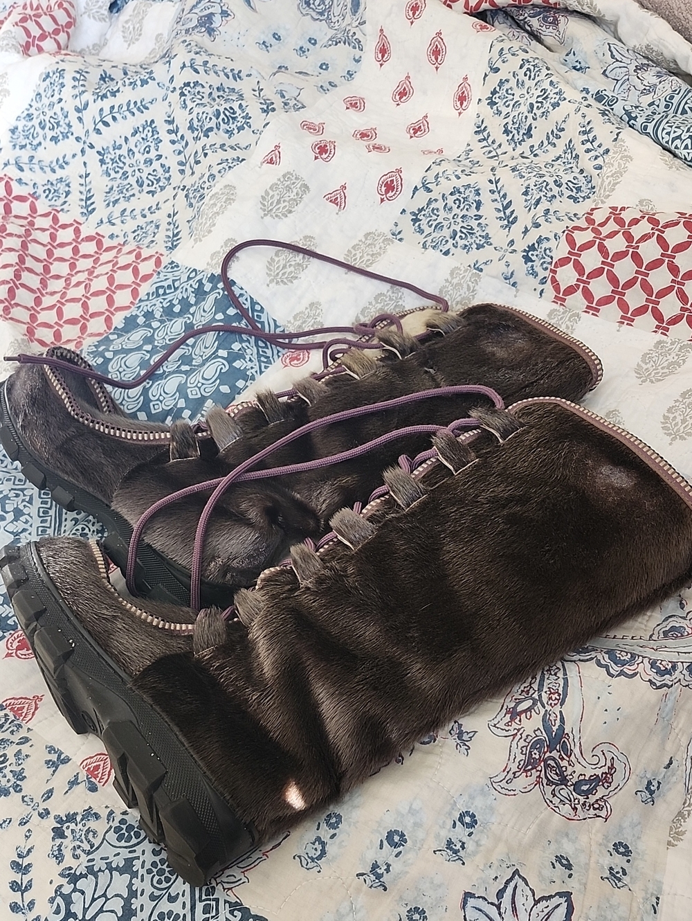 Helen Steennsby Ethno Seal Skin Boots.